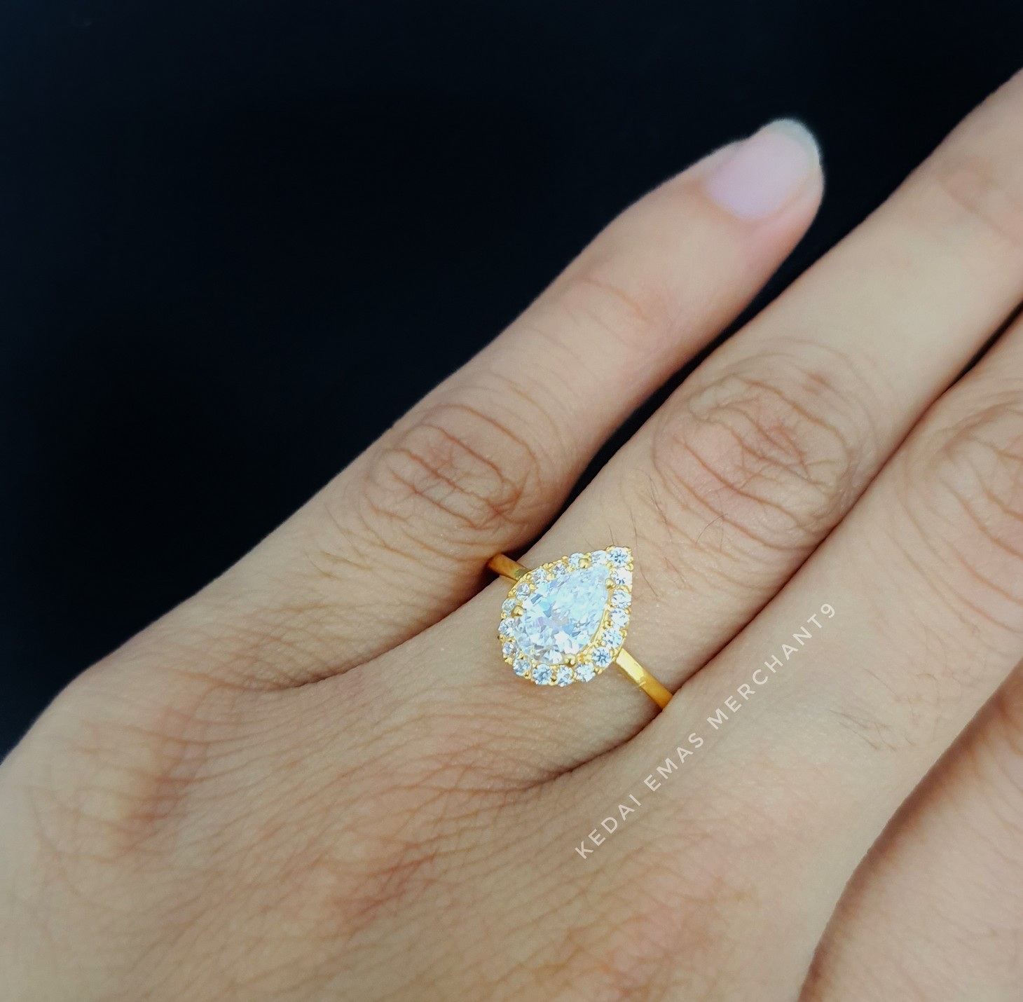 Merchant9 Cincin Emas Permata Eyedrop 6645