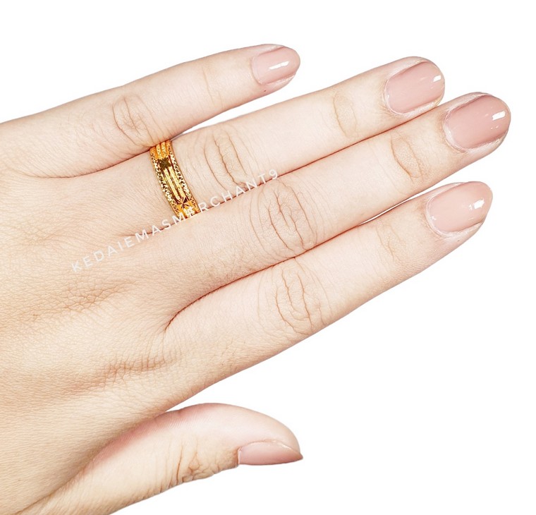 Merchant9 Cincin Emas Belah Rotan Dilwale
