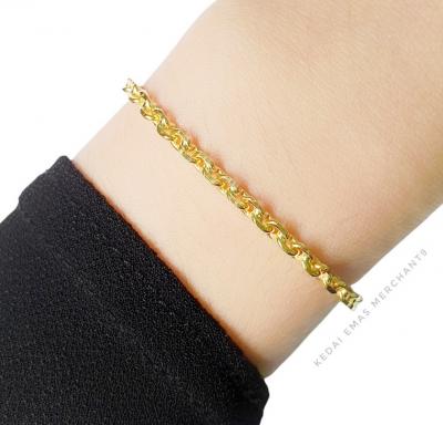 Merchant9 Rantai Tangan Sauh Padu L:0.25CM