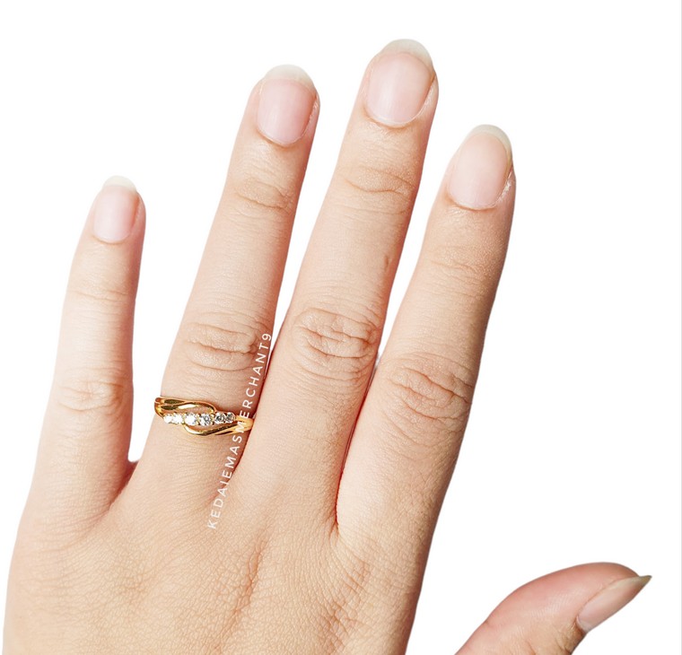 Merchant9 Cincin Emas Permata M6028