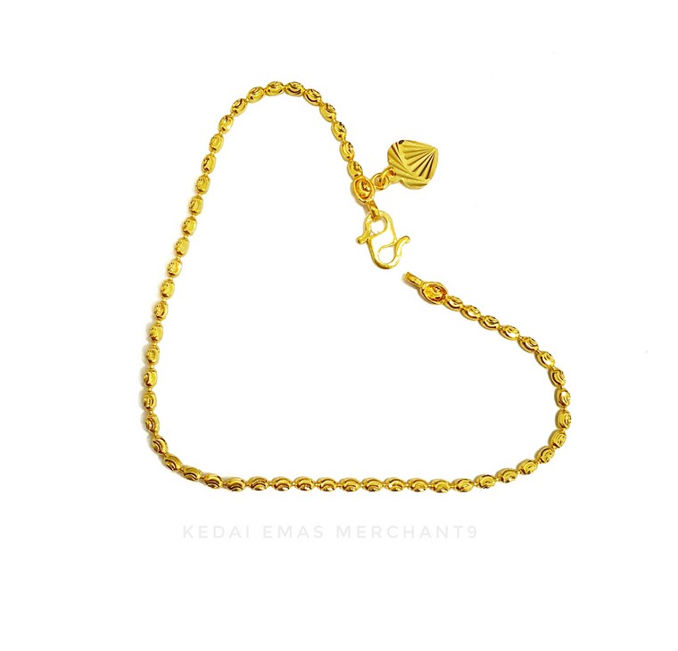 Merchant9 Rantai Tangan Biji Ketumbar L:0.15CM