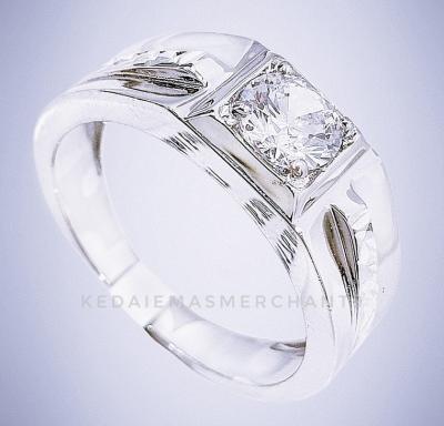 Merchant9 Cincin Perak Batu Putih Sunan Kelana 3025