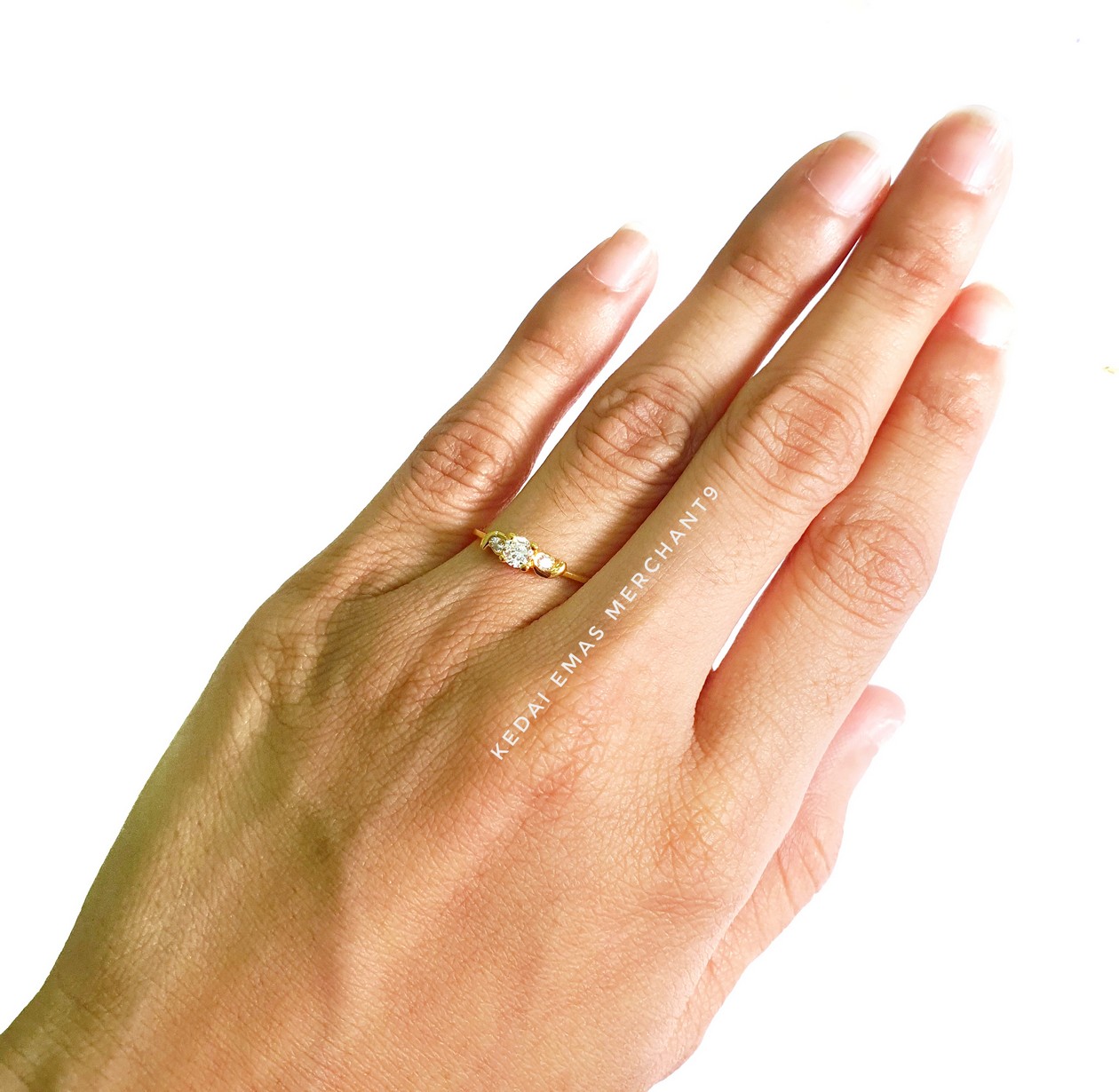 Merchant9 Cincin Emas Permata 6571 solitaire
