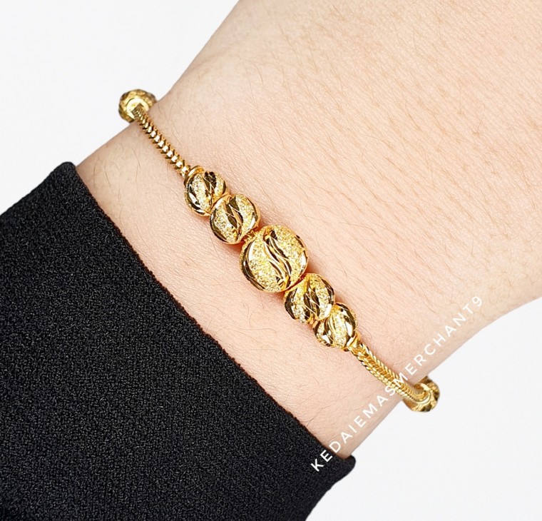 Merchant9 Rantai Tangan Choker Mesin Box Candy Marble L:0.6CM