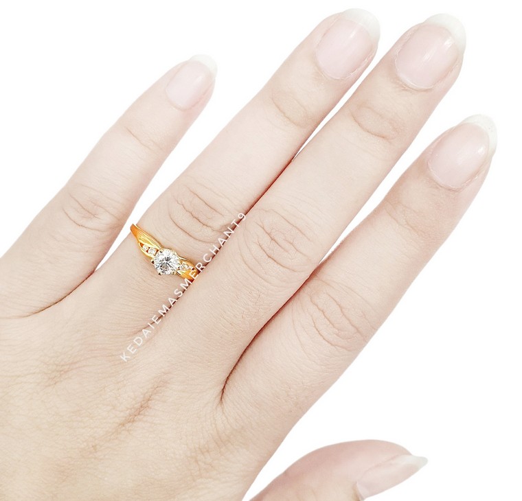 Merchant9 Cincin Emas Permata 6075