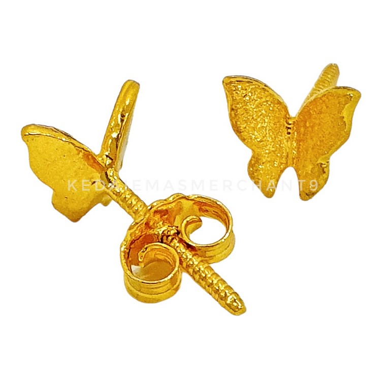 Merchant9 Subang Paku Butterfly Matte