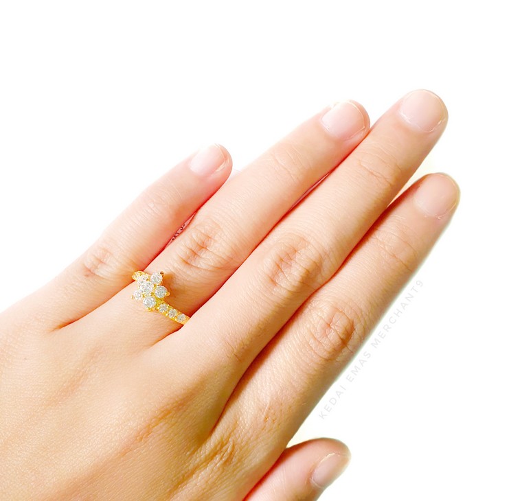Merchant9 Cincin Emas Permata 6036