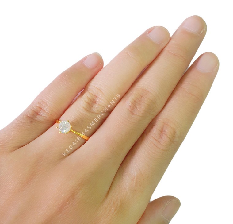 Merchant9 Cincin Emas Permata Cera 9004