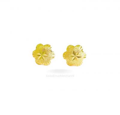Merchant9 Subang Skrew Bunga Star Pasir L:0.4CM