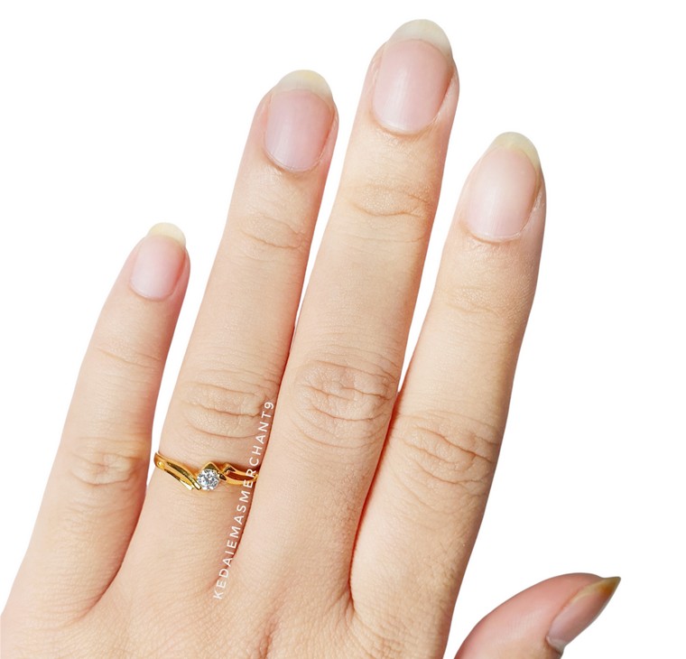 Merchant9 Cincin Emas Permata 6155