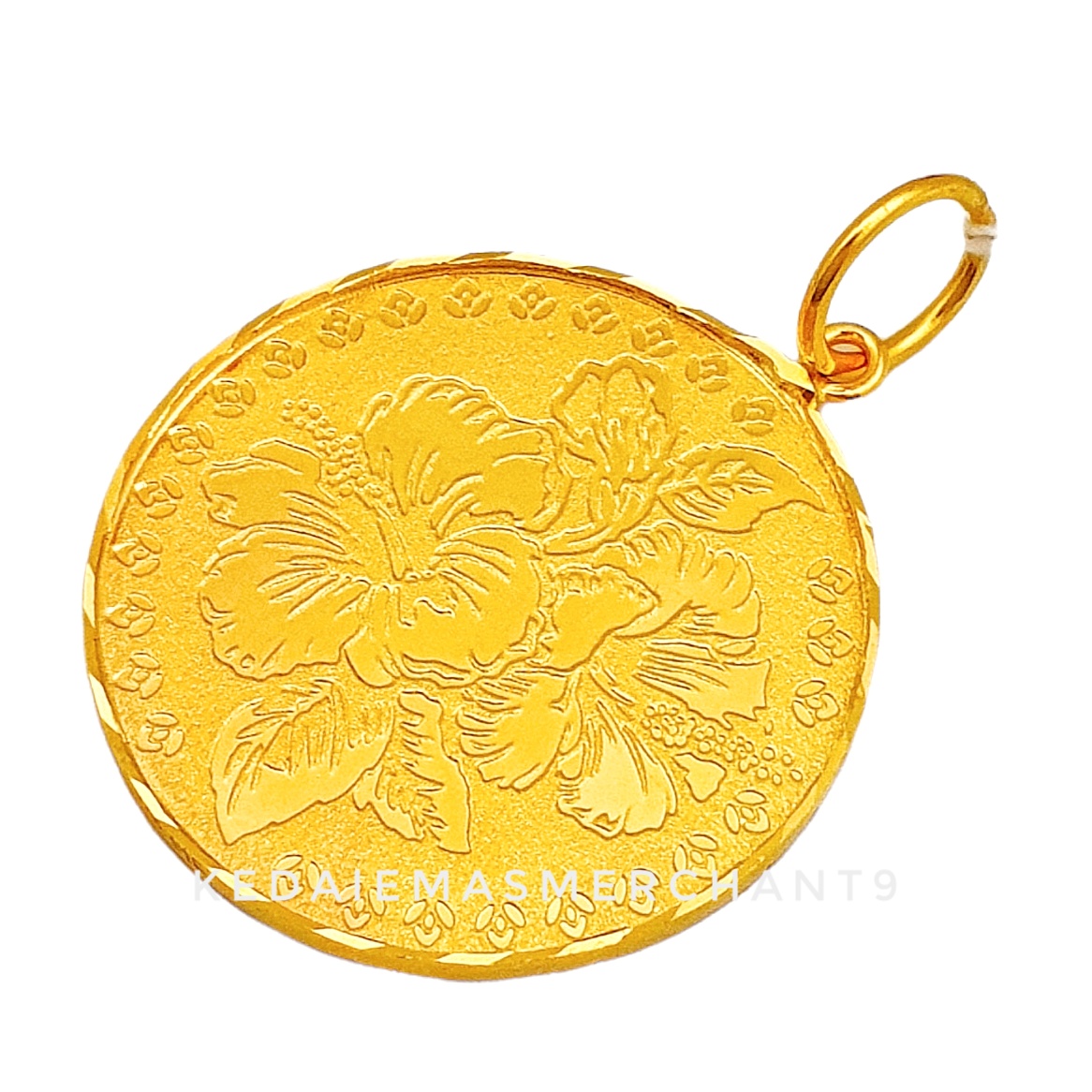 Merchant9 Loket Syiling Bunga Raya L:1.8CM
