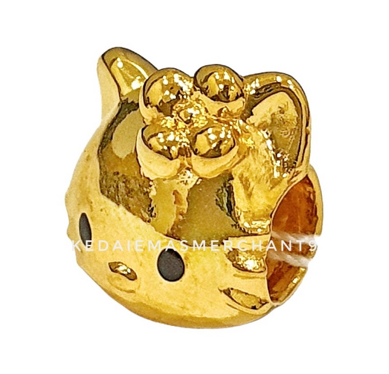 Merchant9 Beads Hello Kitty Hardgold