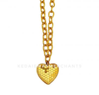 Merchant9 Rantai Leher Choker Sauh Oval Honeylove
