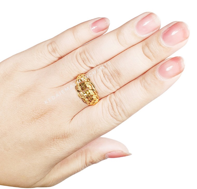 Merchant9 Cincin Emas Coco Kendi L:1.4CM