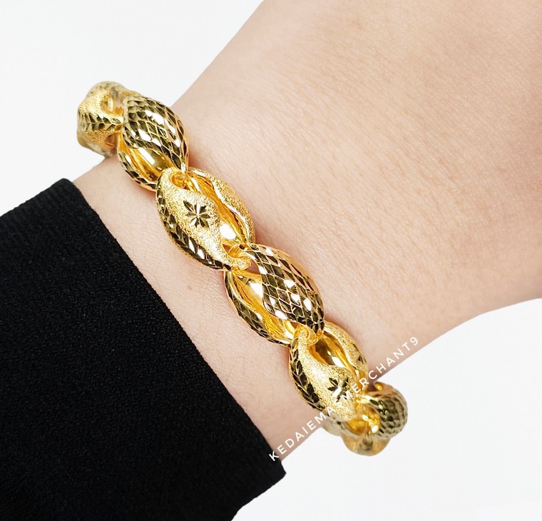 Merchant9 Rantai Tangan Siput Star Pasir L:1CM