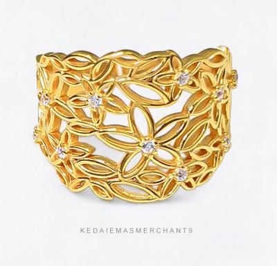Merchant9 Cincin Emas Maria Bunga Permata