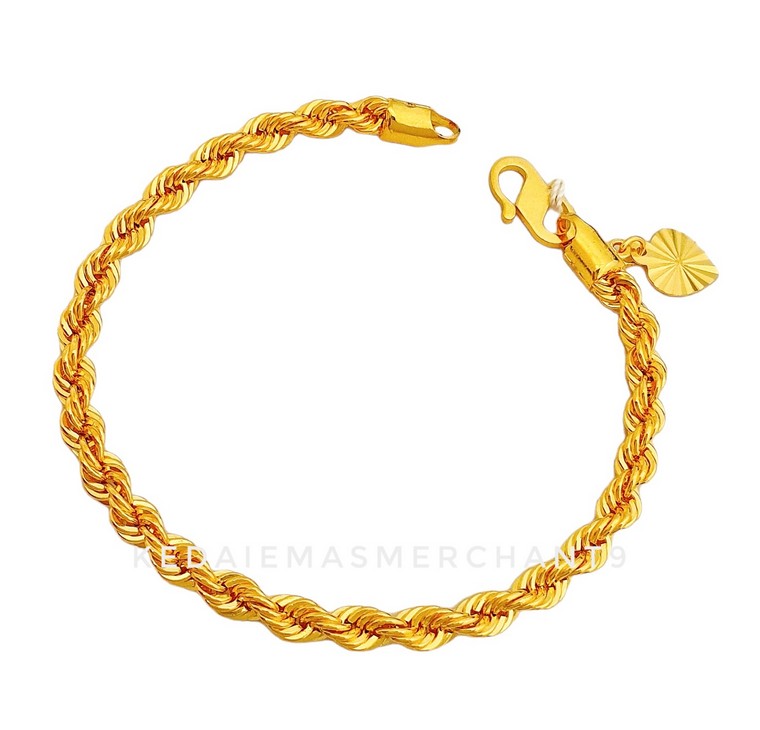 Merchant9 Rantai Tangan Pintal L:0.3cm