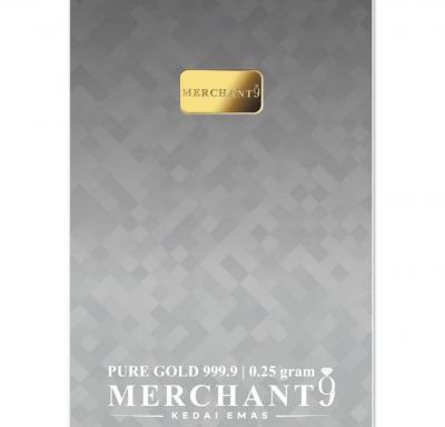 Merchant9 Merchant9 Gold Bar Ash Grey 1g