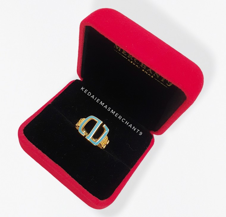 Merchant9 Cincin Emas DR Blue