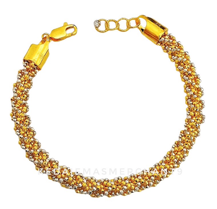 Merchant9 Rantai Tangan Jagung Chrome L:0.6CM