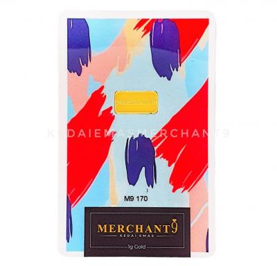 Merchant9 Gold Bar 1g Merchant9 Abstract RED