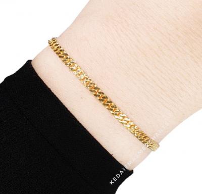 Merchant9 Rantai Tangan Gajah Dimensi Padu L:0.3CM