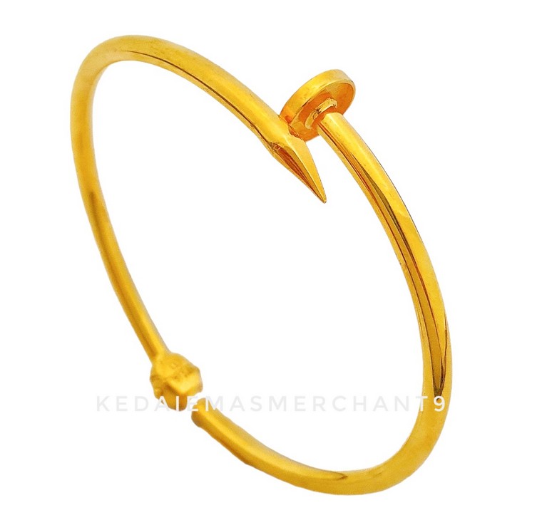 Merchant9 Gelang Paku Polish L:0.25CM