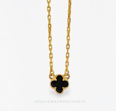 Merchant9 Rantai Leher Sauh Choker VC Black Clover
