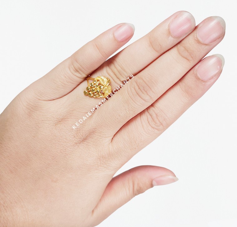 Merchant9 Cincin Emas Anggur