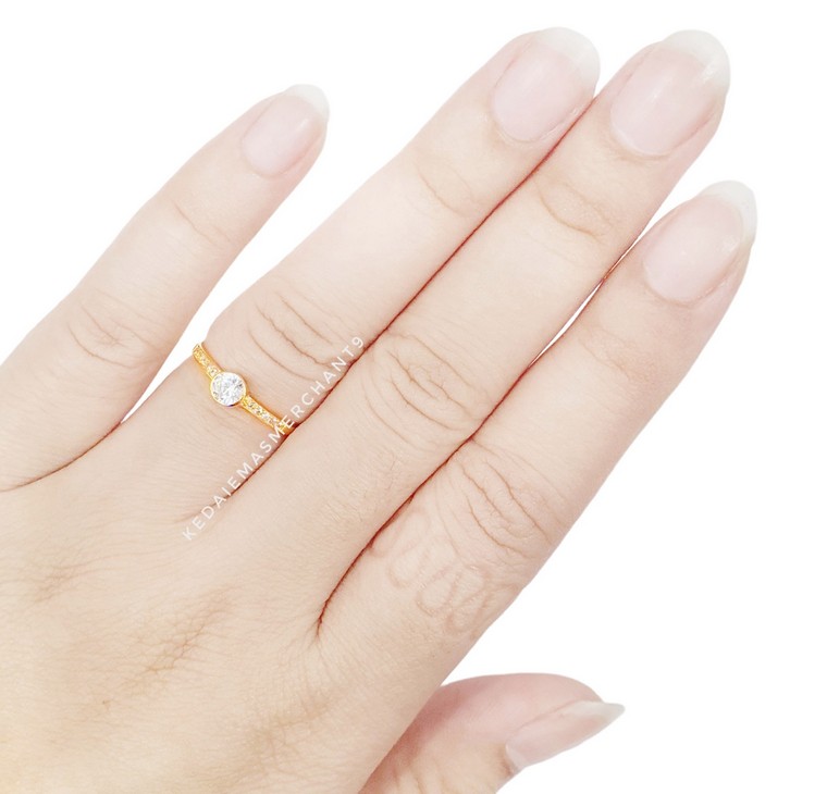 Merchant9 Cincin Emas Permata 6700