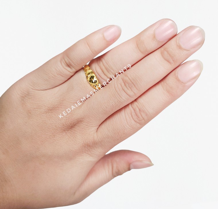 Merchant9 Cincin Emas Love Minimalist L:0.55CM