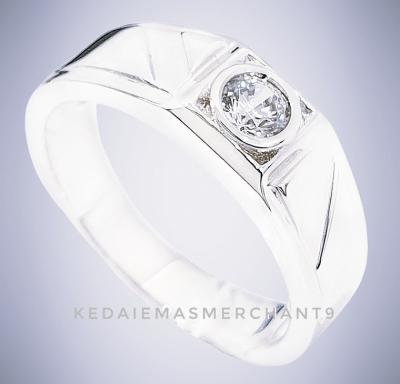 Merchant9 Cincin Perak Batu Putih Kelana