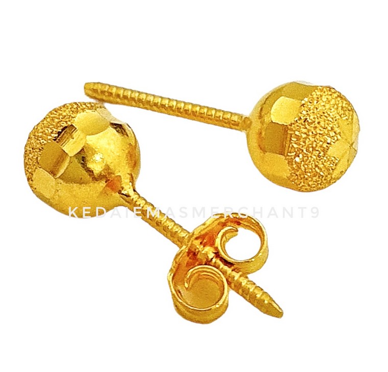 Merchant9 Subang Paku Lolipop Star Pasir L:0.5CM