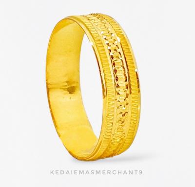 Merchant9 Cincin Emas Belah Rotan Dot Dot