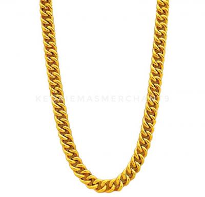 Merchant9 Rantai Leher Gajah Licin L:0.9CM