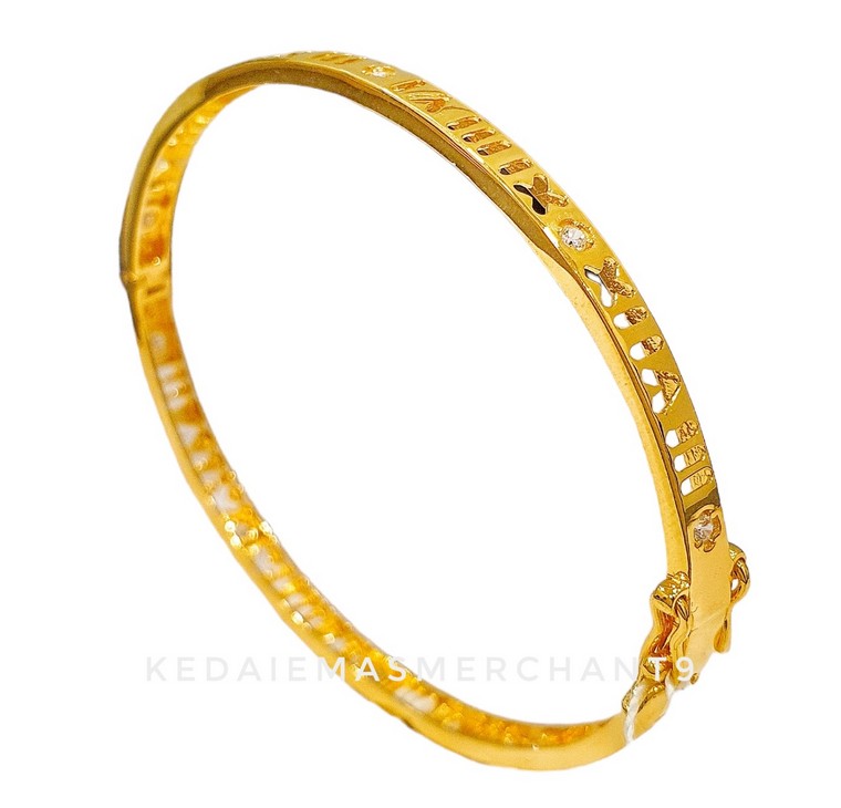 Merchant9 Gelang Roman Permata L:0.4CM