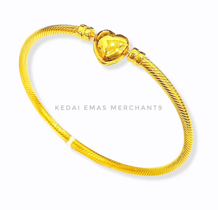 Merchant9 Gelang Pdora Clip Love Polish