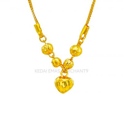 Merchant9 Rantai Leher Mesin Box Choker Love I
