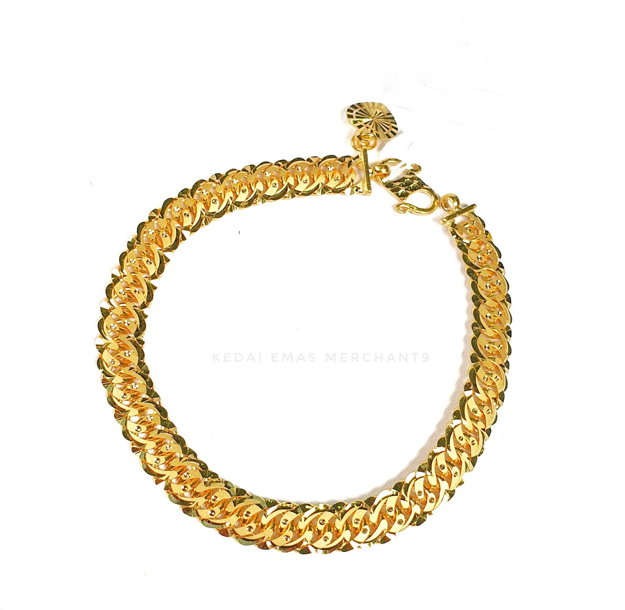 Merchant9 Rantai Tangan Kait 2 Puteri Padu L:0.75cm