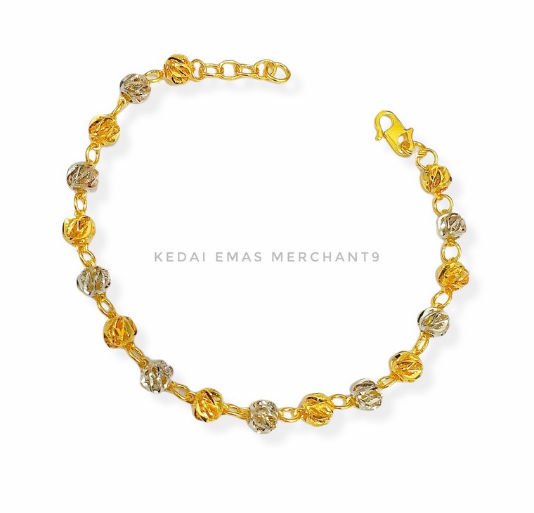 Merchant9 Rantai Tangan Candy Kerawang 2C L:0.4CM