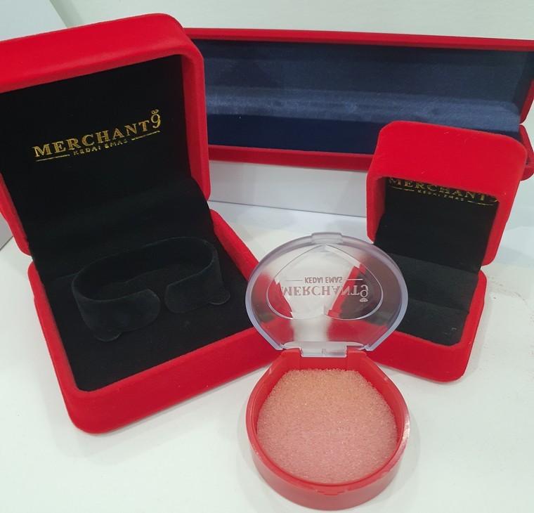 Merchant9 Cincin Emas Honeycomb Polish