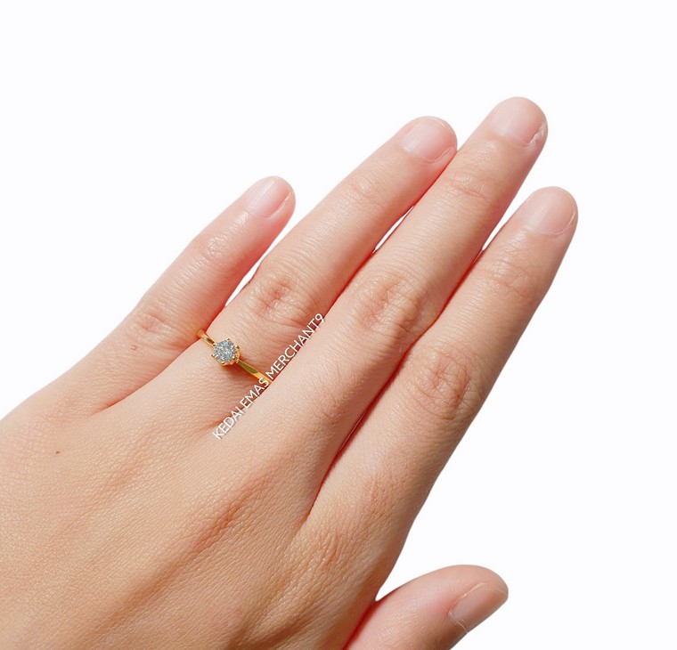 Merchant9 Cincin Emas Permata 6472