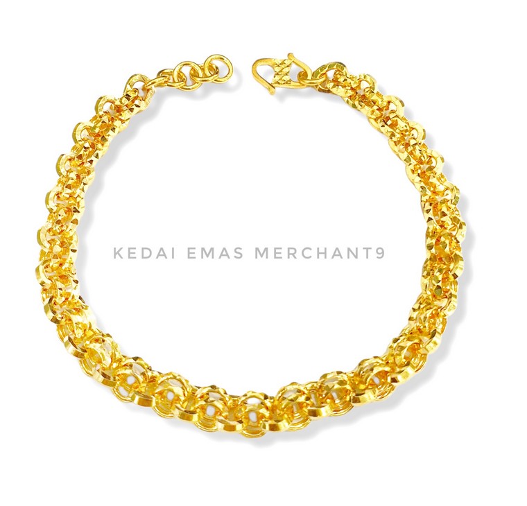 Merchant9 Rantai Tangan Double Kendi L:0.55CM