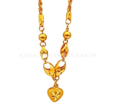 Merchant9 Rantai Leher Pintal Choker Siput Love