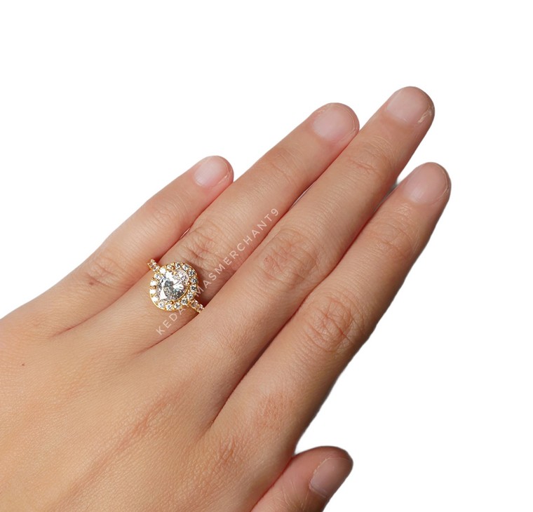 Merchant9 Cincin Emas Permata Cera M9002