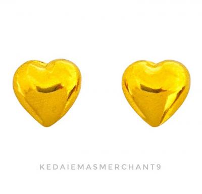 Merchant9 Subang Skrew Love Polish L:0.45CM