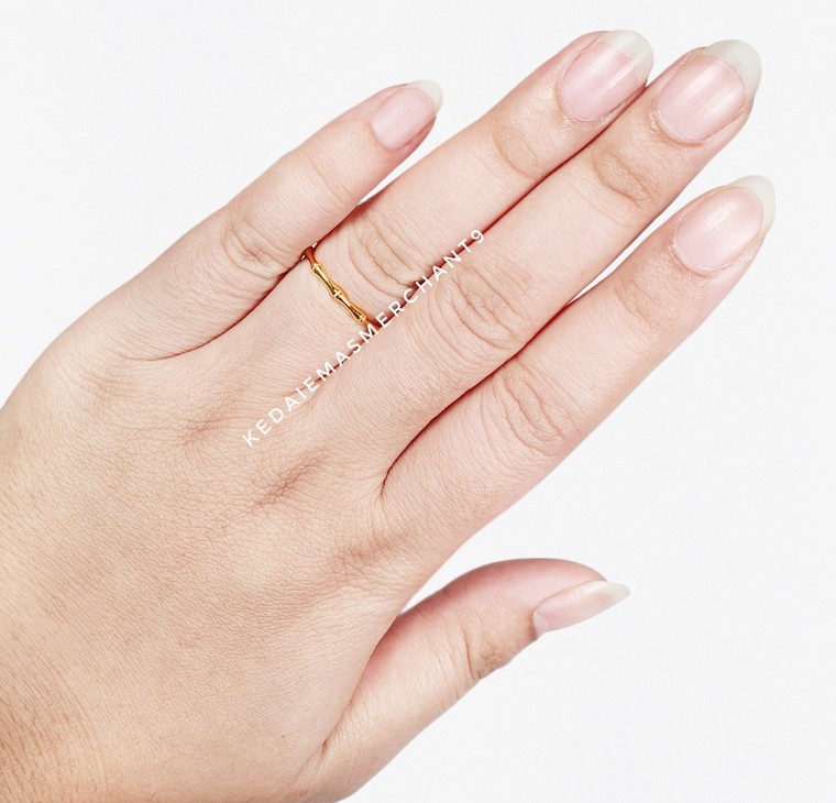 Merchant9 Cincin Emas Zahra Bamboo