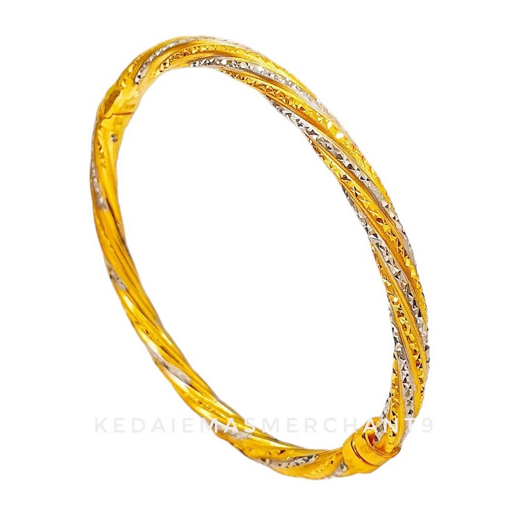 Merchant9 Gelang Twist Chrome L:0.5CM