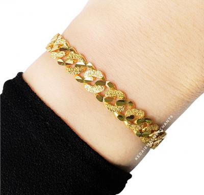 Merchant9 Rantai Tangan Gajah Pasir Padu L:0.7CM (KLIP PETAK)