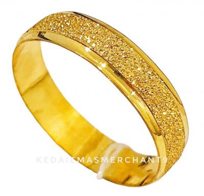 Merchant9 Cincin Emas Belah Rotan Pasir